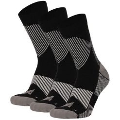 Skarpety kompresyjne unisex Xtreme, 3-pak. Czarne skarpetki damskie XTREME SOCKSWEAR, bez wzorów, z elastanu. Za 130.16 zł.