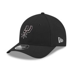 Czapka z daszkiem New Era 9FORTY NBA San Antonio Spurs Team M-Crown 60755485. Czarne czapki damskie New Era, bez wzorów. Za 121.90 zł.