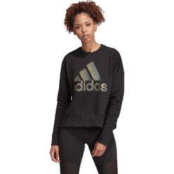 Adidas Performance ID Glam Bluza Czarny. Czarne bluzy damskie adidas Performance, s, bez wzorów, z bawełny, bez ramiączek, bez kaptura. Za 266.95 zł.