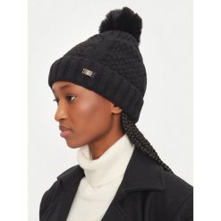 Czapka Puccini. Czarne czapki damskie Puccini, na zimę, bez wzorów. Za 69.99 zł.
