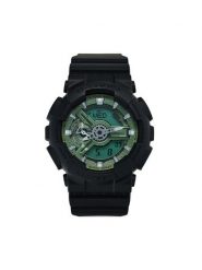 G-Shock Zegarek Classic GA-110CD-1A3ER Czarny. Czarne, analogowe zegarki męskie G-Shock, bez wzorów. Za 489.99 zł.
