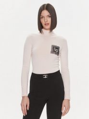 Liu Jo Sweter 5F3086 MS49I Różowy Regular Fit. Czerwone swetry nierozpinane damskie Liu Jo, m, bez wzorów, z wiskozy, bez kołnierzyka, bez ramiączek. Za 549.99 zł.
