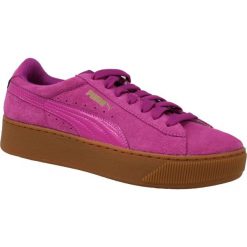 Puma Vikky Platform 363287-04 36 Różowe. Czerwone obuwie sportowe damskie Puma, bez wzorów, ze skóry, bez zapięcia, Puma Vikky. W wyprzedaży za 229.99 zł.