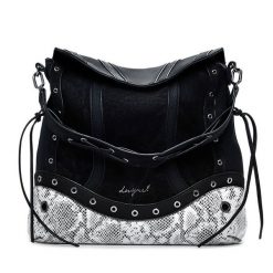 Plecak Desigual. Czarne plecaki damskie Desigual, bez wzorów. Za 259.99 zł.