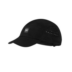 Czapka trekkingowa Speed Cap. Czarne czapki damskie Buff, na lato, bez wzorów, z materiału, sportowe. Za 139.90 zł.