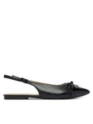 Caprice Baleriny 9-29401-46 Czarny. Czarne balerinki damskie Caprice, bez wzorów, ze skóry, bez obcasa, bez zapięcia. Za 234.99 zł.