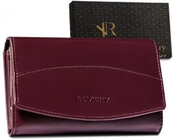 Portfel damski skórzany R-RD-36-GCL Plum. Portfele damskie ROVICKY. Za 85.99 zł.