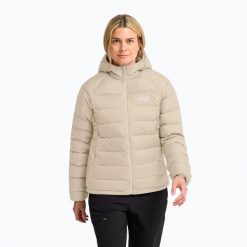 Kurtka puchowa damska Jack Wolfskin Wild Pass Down Hoody Rds. Brązowe kurtki sportowe damskie Jack Wolfskin, l, bez wzorów, z materiału, bez ramiączek, bez kaptura, trekkingowe. Za 879.99 zł.