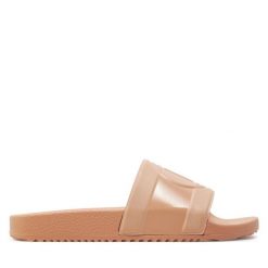 Klapki Bogner. Czerwone klapki damskie Bogner, bez wzorów, bez obcasa, bez zapięcia. Za 479.99 zł.