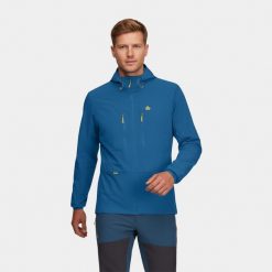 Kurtka męska softshell Alpinus Pourri. Niebieskie kurtki męskie Alpinus, na lato, m, bez wzorów, z softshellu, bez kaptura, trekkingowe. Za 299.00 zł.