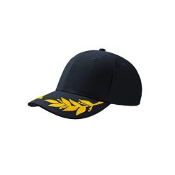 Haftowana Czapka Laurel Laurel. Niebieskie czapki damskie ATLANTIS, bez wzorów. Za 58.99 zł.