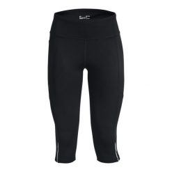 Legginsy damskie Under Armour Fly Fast 3.0 Speed Capri. Czarne legginsy damskie Under Armour, bez wzorów. Za 276.50 zł.
