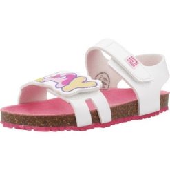 Sandały AGATHA RUIZ DE LA PRADA 242935A Biały. Białe sandały damskie Agatha Ruiz de la Prada, bez wzorów, z materiału, bez obcasa, bez zapięcia. Za 125.99 zł.