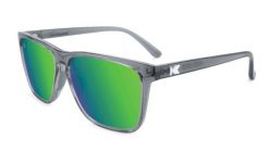 Okulary przeciwsłoneczne dla dorosłych - kategoria 3 z polaryzacją - Clear Grey. Szare okulary przeciwsłoneczne damskie KNOCKAROUND. Za 187.00 zł.