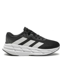 Buty do biegania adidas. Czarne obuwie sportowe damskie Adidas, bez wzorów, bez zapięcia, do biegania. Za 379.99 zł.