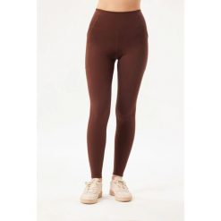 Legginsy wysoka talia 7/8 z kieszenią dla kobiet Girlfriend Collective. Białe legginsy damskie GIRLFRIEND COLLECTIVE, bez wzorów, z materiału. Za 417.50 zł.