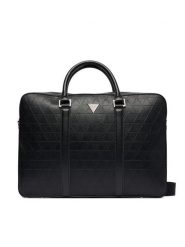 Guess Torba na laptopa HMTOTE P6169 Czarny. Czarne torby na laptopa damskie Guess, z aplikacjami, ze skóry. Za 589.99 zł.