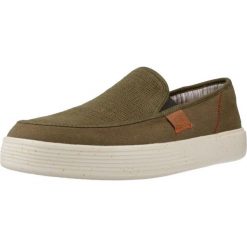 HEYDUDE Męskie Trampki Sunapee M Coastline. Brązowe trampki męskie Hey dude, bez wzorów, z materiału, sportowe, bez zapięcia. Za 199.00 zł.