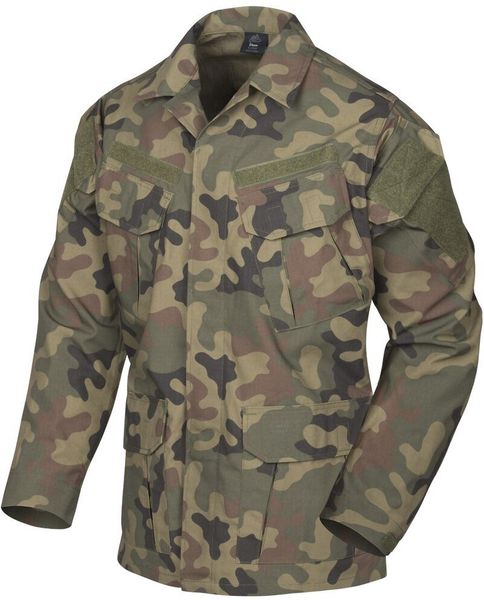 Helikon-Tex Bluza SFU NEXT® - PolyCotton Ripstop - PL Woodland. Bluzy męskie HELIKON-TEX, m, bez wzorów, bez ramiączek, bez kaptura. Za 165.05 zł.