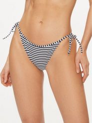 Tommy Hilfiger Dół od bikini UW0UW05085 Granatowy. Niebieskie bikini Tommy Hilfiger, bez wzorów, z syntetyku. Za 219.99 zł.