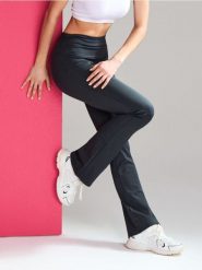 Legginsy flare sportowe - niebieski. Niebieskie legginsy damskie Sinsay, bez wzorów. Za 49.99 zł.