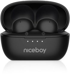 Słuchawki Niceboy Niceboy Słuchawki Douszne Podsie 4 POP Onyx Black Czarne Bluetooth 6 AAC. Czarne słuchawki bezprzewodowe Niceboy. Za 196.98 zł.
