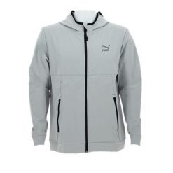 Bluza męska sportowa Puma CLSX+ FZ. Czarne bluzy sportowe męskie Puma, m, bez wzorów, bez kaptura, na fitness i siłownię. W wyprzedaży za 169.00 zł.