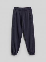 4F Spodnie dresowe joggery damskie - granatowe XS. Niebieskie spodnie dresowe damskie 4F, bez wzorów, z bawełny. Za 149.99 zł.