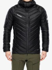 Kurtka puchowa Mammut Broad Peak IN Hooded Jacket. Czarne kurtki męskie Mammut, na zimę, m, bez wzorów, z materiału, bez kaptura. Za 1,418.99 zł.