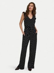 ONLY Kombinezon Tina 15374983 Czarny Regular Fit. Czarne sukienki damskie ONLY, s, bez wzorów, z syntetyku, bez kołnierzyka, bez ramiączek. Za 199.99 zł.