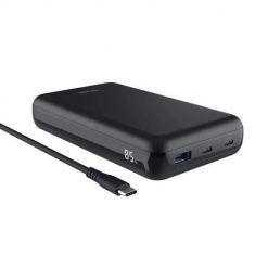 Powerbank do laptopa Trust Laro 100W Black. Czarne powerbanki TRUST. Za 325.99 zł.