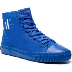 Trampki CALVIN KLEIN JEANS - Idelle R7800 Nautical Blue. Niebieskie trampki i tenisówki damskie Calvin Klein Jeans, bez wzorów, z gumy, bez zapięcia. W wyprzedaży za 289.00 zł.