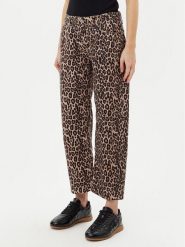 Please Jeansy P3HSDBNC97 Brązowy Straight Fit. Brązowe jeansy damskie Please, bez wzorów, z bawełny. Za 269.99 zł.