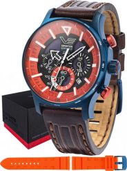 Zegarek Vostok Europe Zegarek męski Vostok Europe VR42-595D734 brązowy. Brązowe zegarki męskie Vostok Europe, bez wzorów. Za 2,020.00 zł.