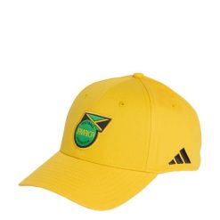Czapka z daszkiem Jamajka 26 x Bob Marley. Czarne czapki damskie Adidas, z aplikacjami, z bawełny, eleganckie. Za 99.95 zł.