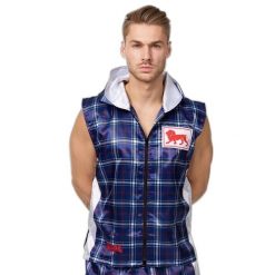 Kurtka Lonsdale Clutton. Niebieskie kurtki męskie Lonsdale, xl, bez wzorów, z poliesteru, z kapturem. Za 363.00 zł.