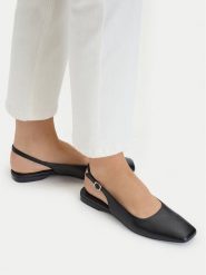 Vagabond Shoemakers Baleriny Delia 5907-201-20 Czarny. Czarne balerinki damskie Vagabond Shoemakers, bez wzorów, ze skóry, bez obcasa, bez zapięcia. Za 276.99 zł.