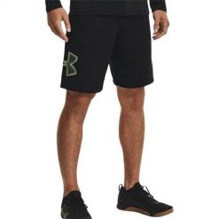 Spodnie sportowe męskie Under Armour Tech Graphic. Czarne spodnie sportowe męskie Under Armour, l, bez wzorów, z materiału. Za 209.00 zł.