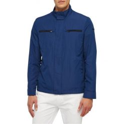 Kurtka GEOX M JHARROD SHORT JKT Niebieski. Niebieskie kurtki męskie Geox, m, bez wzorów, z tkaniny, bez kaptura. Za 401.99 zł.