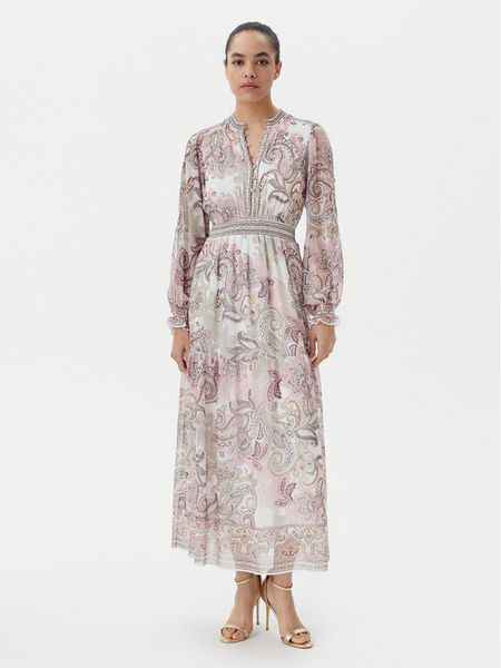 Hale Bob Sukienka letnia 4YDD630L Beżowy Regular Fit. Brązowe sukienki damskie Hale bob, na lato, l, bez wzorów, z syntetyku, bez kołnierzyka, bez ramiączek. Za 829.99 zł.