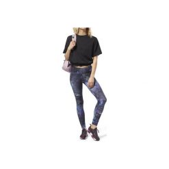 Damskie LEGGINSY LUX BOLD – OIL SLICK. Legginsy damskie Reebok, bez wzorów, z elastanu. W wyprzedaży za 179.99 zł.