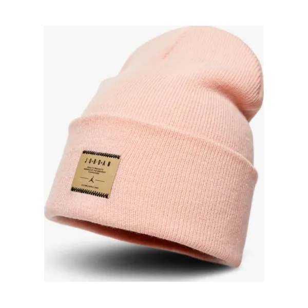 Nike Czapka Zimowa Jordan Beanie Cuffeed Utility , różowy, rozmiar ONE SIZE. Czerwone czapki damskie Nike, na zimę, z aplikacjami, z materiału. Za 99.99 zł.