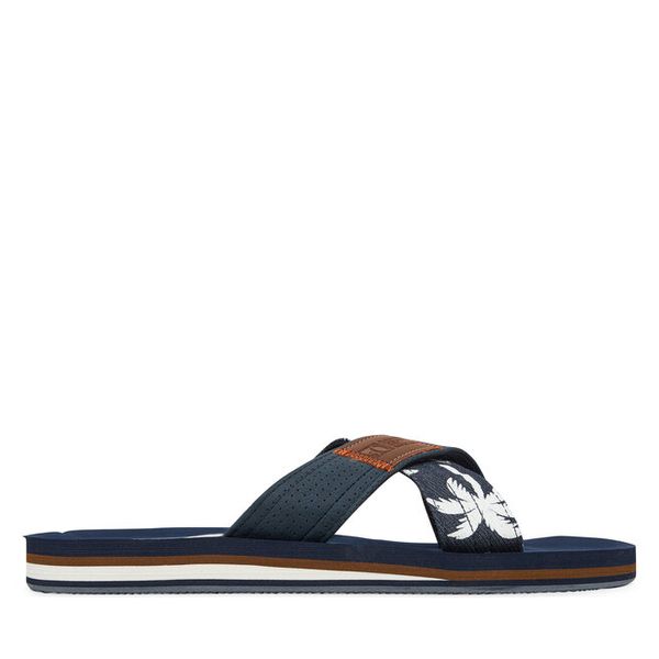 Klapki s.Oliver. Niebieskie klapki męskie S.Oliver, bez wzorów, bez zapięcia. Za 149.99 zł.