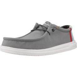 Buty HEY DUDE WALLY H2O SURF Szary. Szare buty zimowe męskie SENZA MARCA, bez wzorów, z tkaniny, bez obcasa, bez zapięcia. Za 263.99 zł.