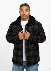 Kurtka męska Pitbull flanelowa z kapturem Pioneer. Czerwone kurtki męskie PITBULL, na lato, m, z aplikacjami, z bawełny, klasyczne, z kapturem. Za 249.00 zł.
