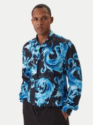 Versace Jeans Couture Koszula 80GAL2R0 NS757 Niebieski Regular Fit. Niebieskie koszule męskie Versace Jeans Couture, m, bez wzorów, z jeansu, bez kołnierzyka, bez ramiączek. Za 1,729.00 zł.