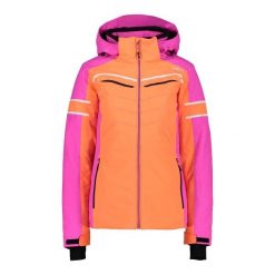Kurtka damska narciarska CMP 31W0216. Brązowe kurtki sportowe damskie CMP, l, bez wzorów, bez ramiączek, bez kaptura, narciarskie. Za 648.00 zł.
