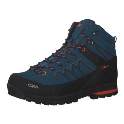 Buty trekkingowe męskie CMP Moon Mid WP. Niebieskie buty zimowe męskie CMP, bez wzorów, z gumy, bez obcasa, bez zapięcia. Za 479.00 zł.