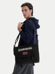 Napapijri Torebka H-Reflect MSGR NP0A4G489411 Czarny. Czarne torby na ramię męskie Napapijri, z materiału, na ramię. Za 399.99 zł.