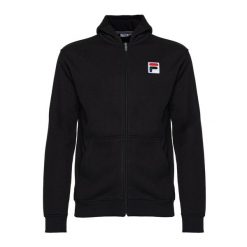 Bluza FILA Bergede Loose Fit Zip Hoody. Czarne bluzy męskie Fila, l, bez wzorów, bez ramiączek, bez kaptura. Za 239.99 zł.